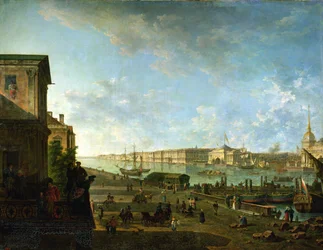 The Admiralty and the Winter Palace Viewed from the Military College